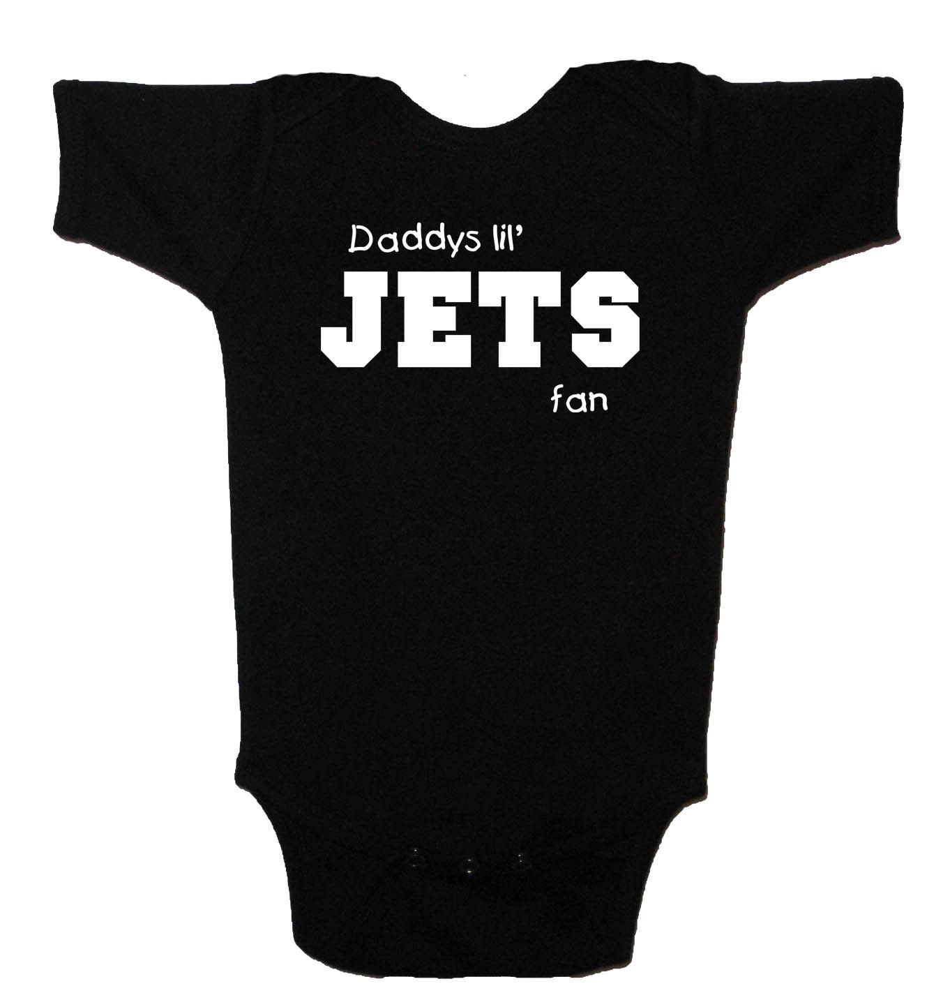 Jets, "Pick Family Member Lil' Jets Fan", Child's Infant/Toddler One-Piece Lap Tee or T-Shirt 6mos, 12mos, 18mos, 24mos, 2T, 3T, 4T