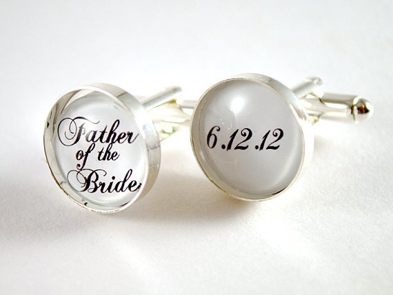 Wedding Father of the Bride Cufflinks