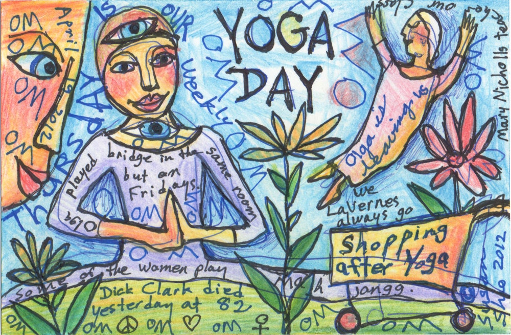 Yoga Day 1 by Susan Shie