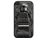 Funny LEGO Han Solo in Carbonite iPhone 4, iPhone 4 case, iPhone 4S case, iPhone cover, iPhone hard case