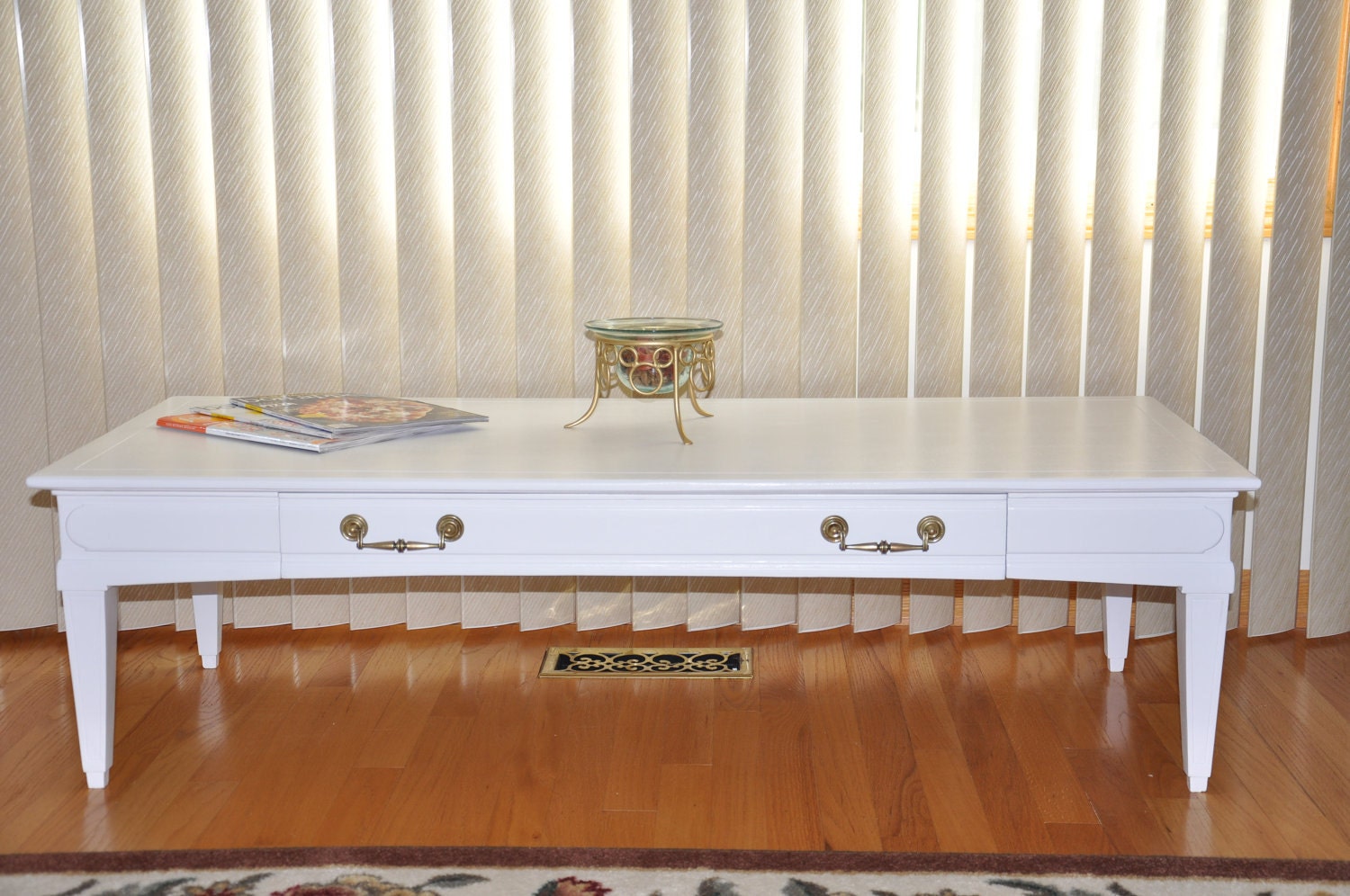 Vintage White Coffee Table - Clearance