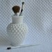 Vintage Milk Glass Hobnail Vase
