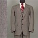 Vintage Mens Suit 1970s Hart Schaffner & Marx ESCADRILLE SUIT Black White Houndstooth Wool Vintage Mens Suit 43 - 44 L