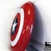 Hand-Crafted Steel Captain America Shield -- Full Size and Dished/Domed