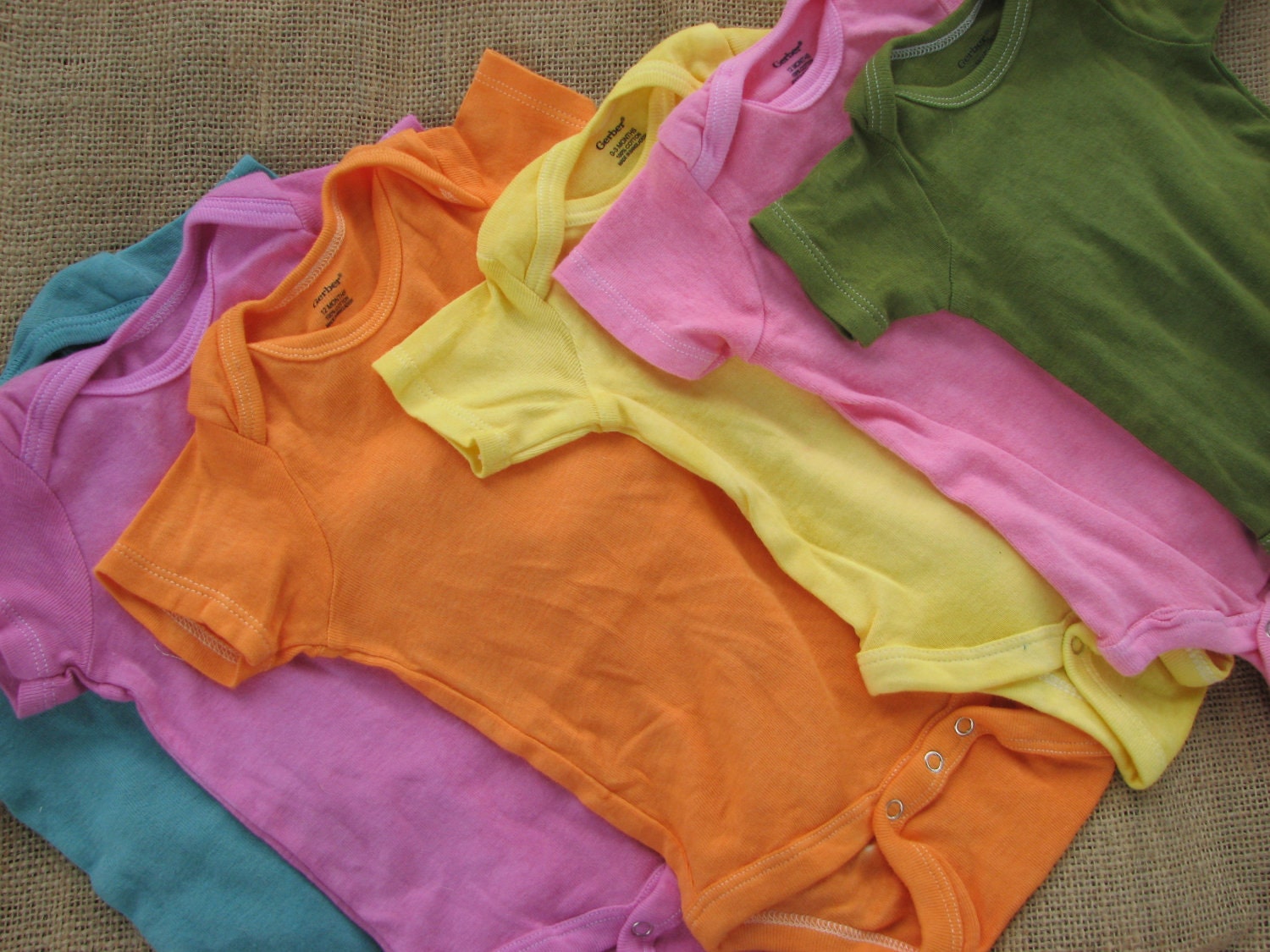 HAND DYED ONESIE unique colors, baby shower gift, custom
