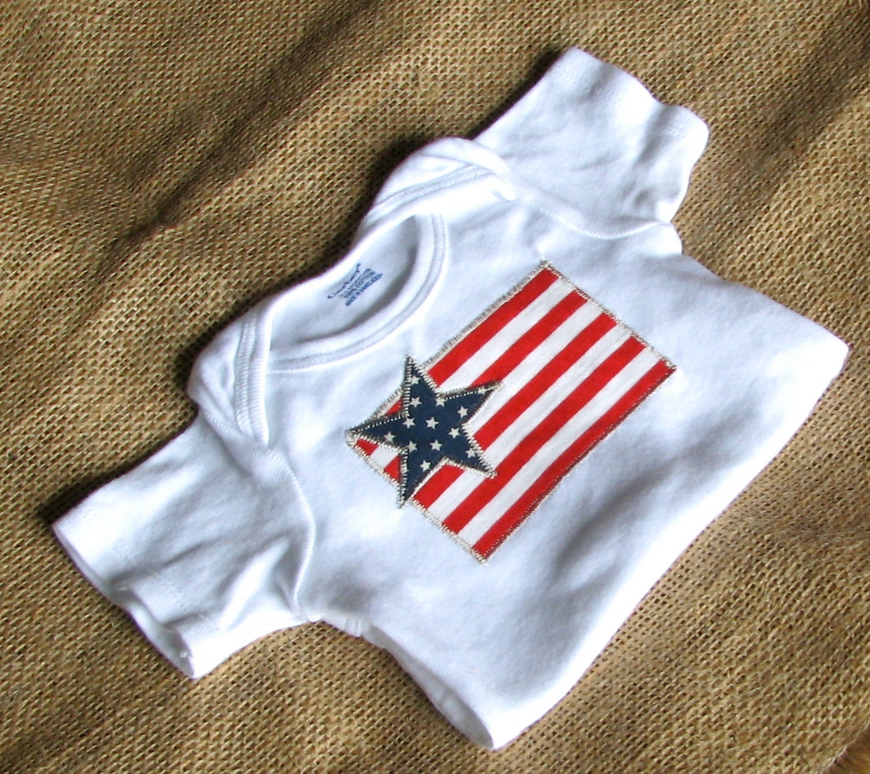 4TH OF JULY baby onesie