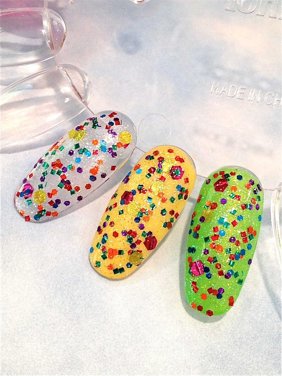 Lite Brite : Custom-Blended Glitter Nail Polish / Lacquer