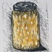 Jar of Fireflies, hand pulled linocut print