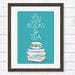 Art Print Bohus Bersa All you need you are books and tea