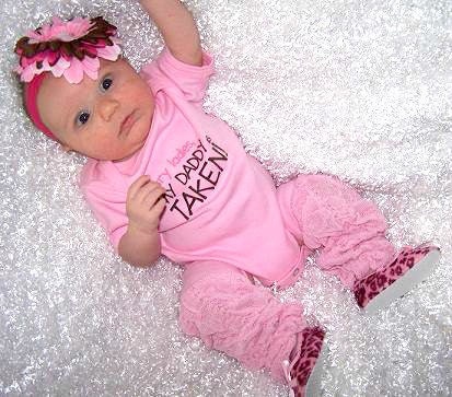 Baby Girl Onesie Bodysuit Hair Bow Headband Set Infant Girl Baby Shower Gift Set Newborn 3m 6m 9m 12m 18m