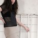 Long Maxi Skirt - camel brown bamboo jersey high waisted style, bohemian fashion boho hippie - large