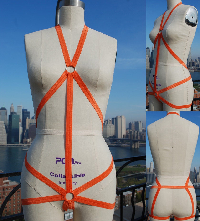 bodybinds -- 'Linda' Elastic Bondage Harness