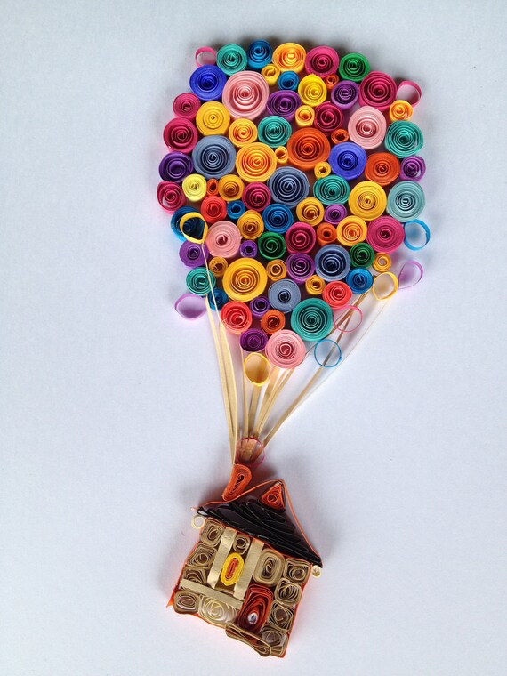 Items similar to Whimsicle quilled balloon on Etsy
