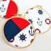 Nautical decor - Set of 3 Wall Art - Nautical home decorations
