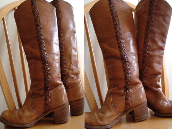 Vintage leather frye boots size UK 3,5/ EU 36 / US 6