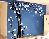 Large size,Vinyl Wall Decal ,Nature Design ,Tree Wall Decals ,Wall stickers ,Nursery wall decal, wall art------Plum blossom tree
