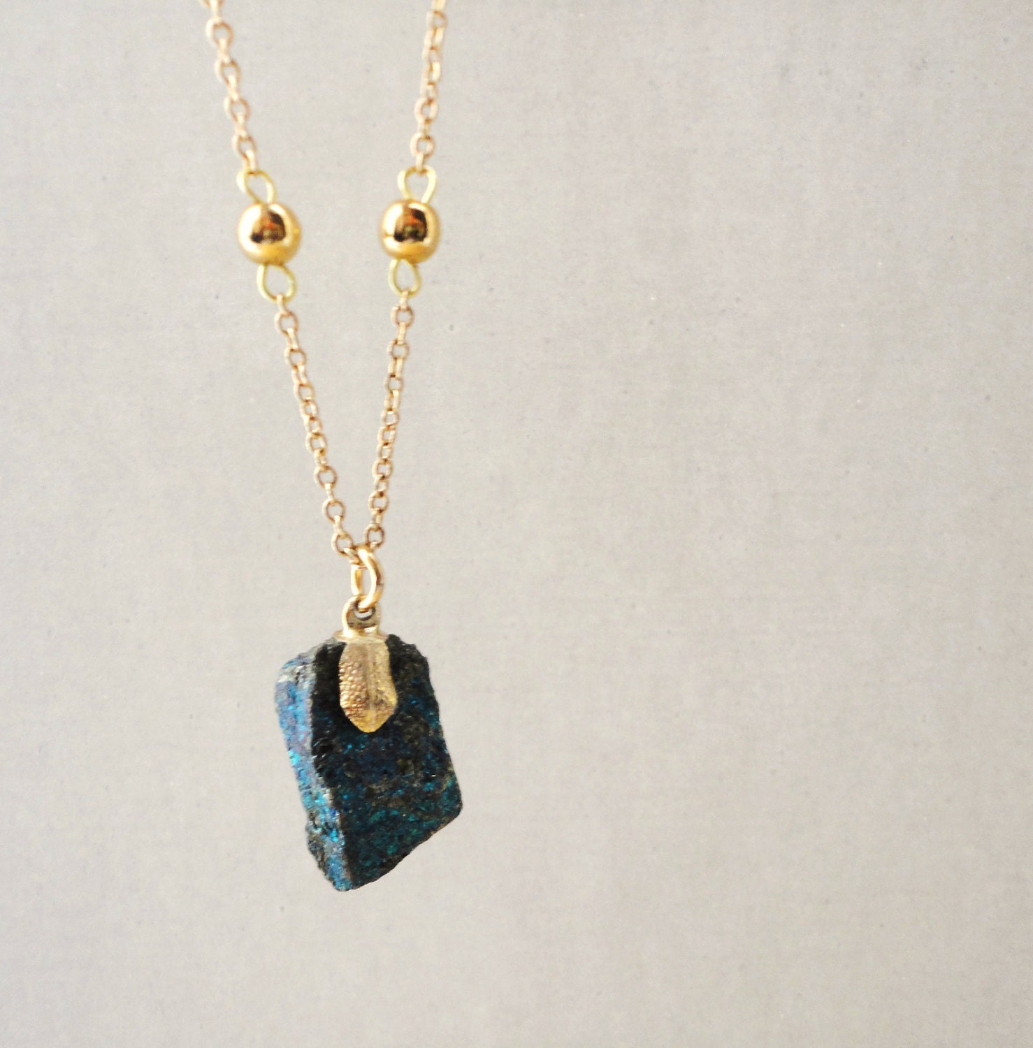 Peacock Ore Necklace