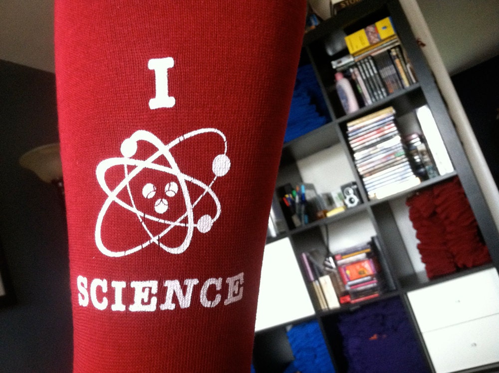 I (ATOM) Science: Screen Printed Socks