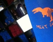 Dinosaur Meat Eater: Screen Printed Socks