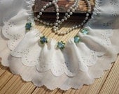 Lace Trim Lace Fabric White 2 Layers Chiffon Trim Wedding Trim DIY Handmade 3.54'' 2 yard
