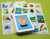 Mexican Loteria Bingo Game with Flash Cards Genuine