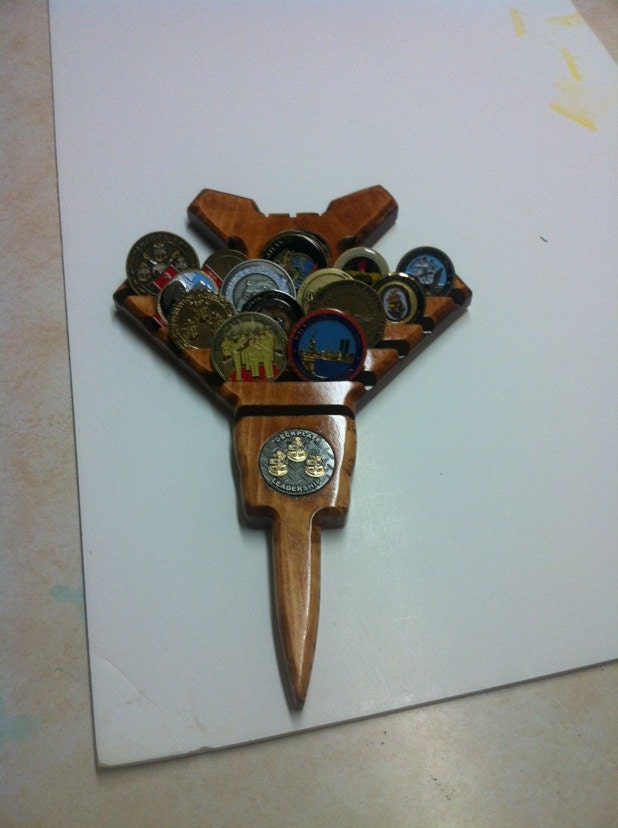 Air Force F-15 Eagle Challenge Coin Holder