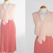 Vintage Bi-colour Pleated Dress from the 70s / Spring Summer Vintage Fashion / Size S