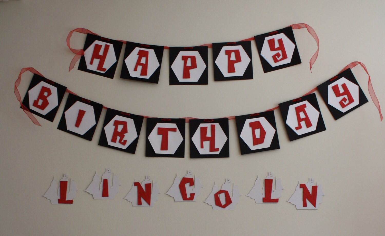 Custom Hand Crafted Birthday Banner