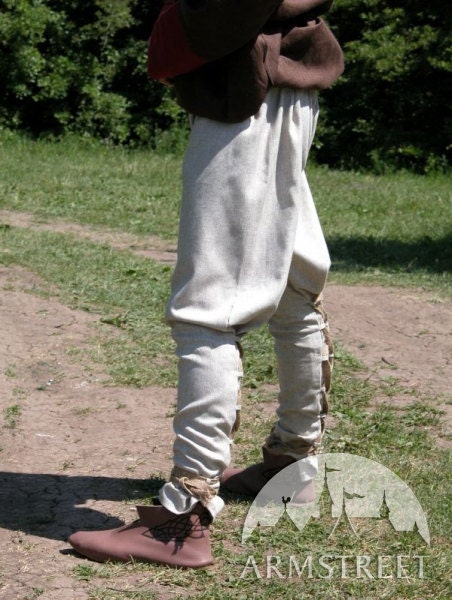 Flax Norman Pants Trousers with Straps