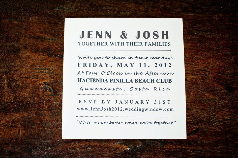 Modern Wedding Invitation Template
