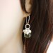 Sage Green Quartz Pearl Earrings in Sterling Silver, Handmade Spring Summer Everyday