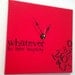 whatever, I'm late anyway clock red