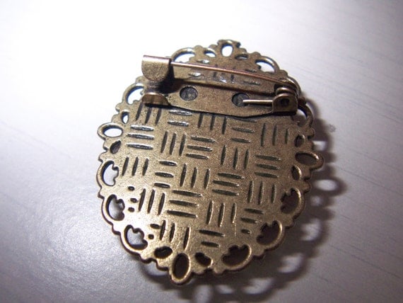 25% off - Hackney Wick vintage-style London map brooch