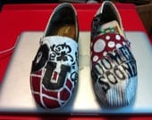 Oklahoma Sooners Toms shoes.