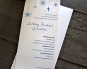 Printable Cross Baptismal Invitation