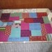 colorful decoupaged serving tray