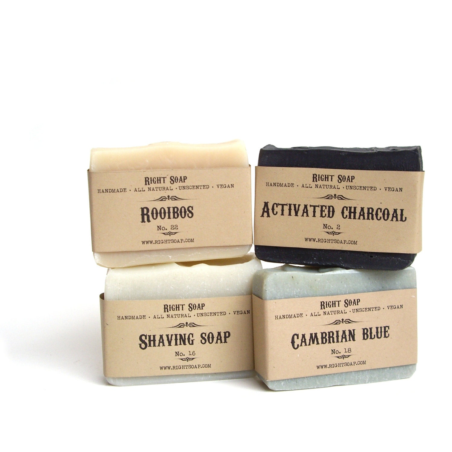 Gift Set - Men Soap set, gifts for men, Vegan Soap, Unscented Soap, All Natural Soap, Handmade Soap, Fragrance Free Soap,