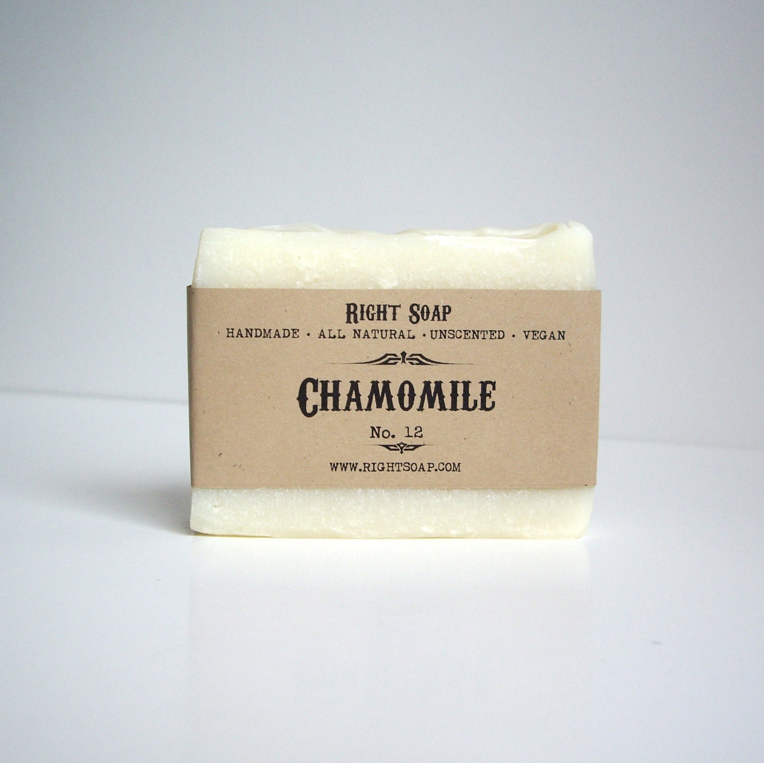 Chamomile Soap - Sensitive - Normal skin soap, Vegan soap, Unscented, Herbal soap, All Natural Soap