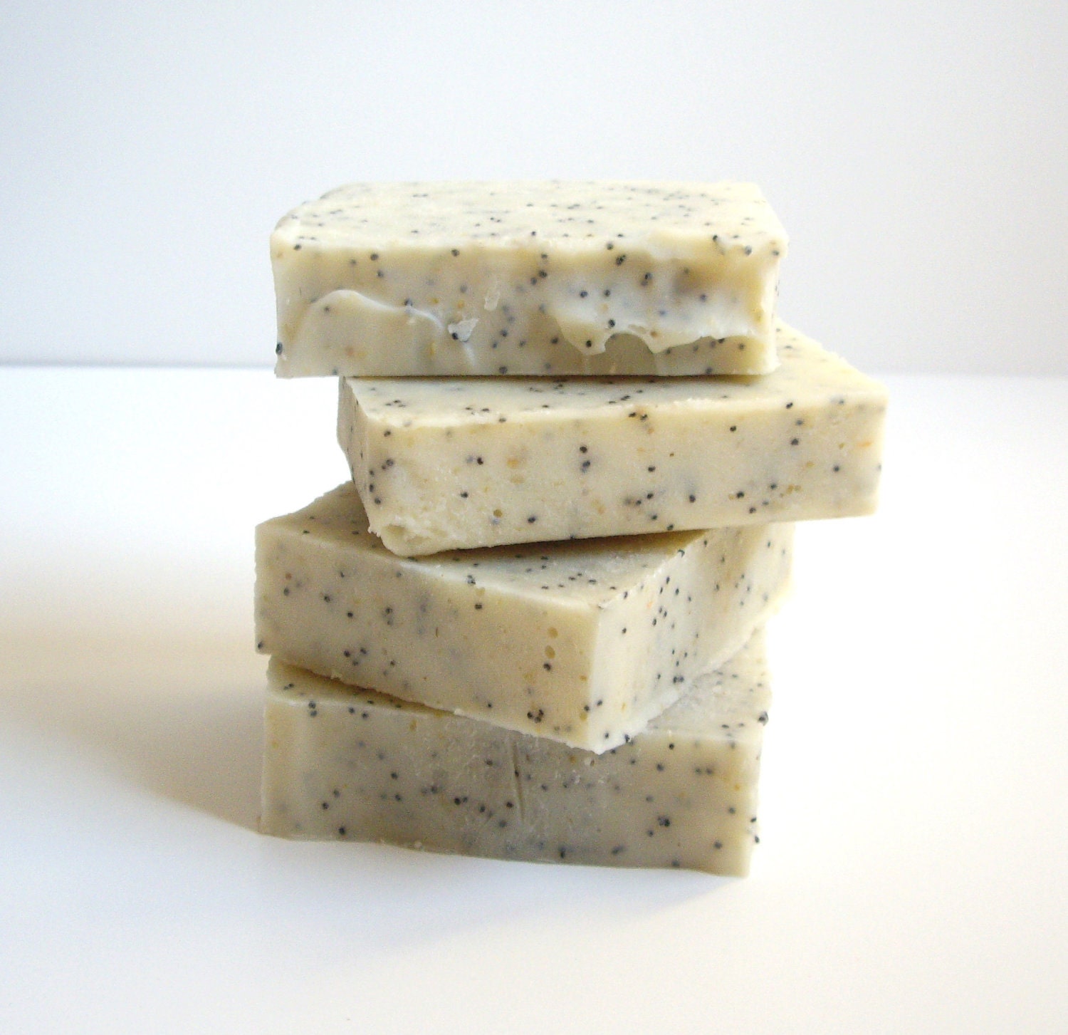 Oat and Poppy Scrub Soap - Exfoliating soap, Vegan Soap, Unscented Soap, All Natural Soap