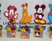 DIY small 12" Mickey Mouse Clubhouse Birthday Party Centerpieces baby shower 1st birthday Minnie donald goofy