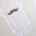 Mustache Onesie Bodysuit - Baby Boy Clothing - Sizes Newborn to 12 Months
