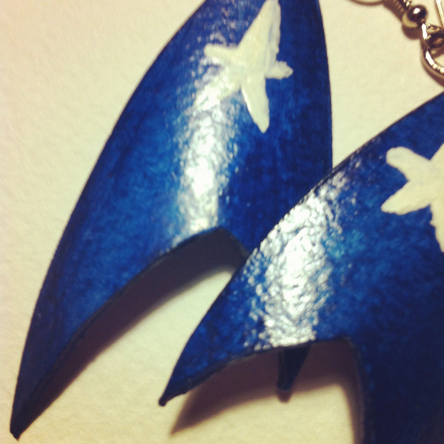 Star Trek Dangle Earrings of Star Trek Insignia