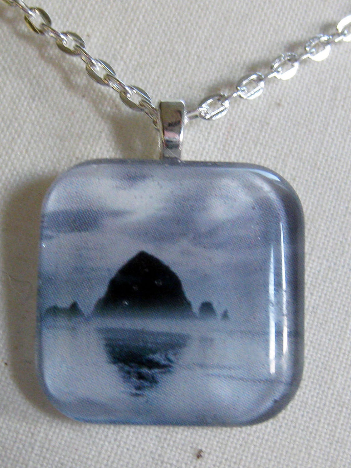 Haystack Rock Oregon Necklace Pendant