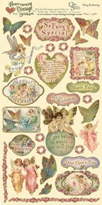 Fairy Enchanting Heartwarming Vintage Stickers HVS920