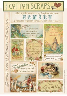 Family Homespun Cotton Scraps HCS03