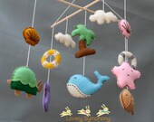 The sea baby mobile- Ahoy hanging mobile- Ocean mobile
