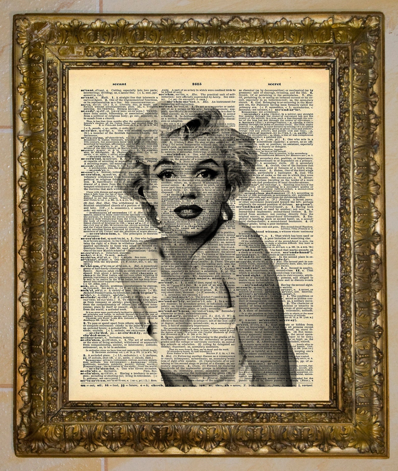 Marilyn Monroe Dictionary Art