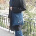 Upcycled Over the Shoulder Jeans Bag