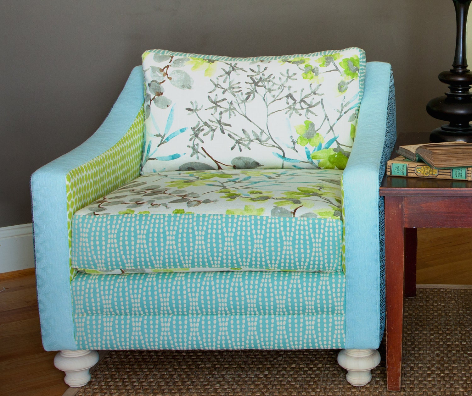 theTheo Club Chair - Redressed bold boxy club chair