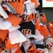 Fabric Cincinnati Bengals Wreath, Football, NFL, 20 inches